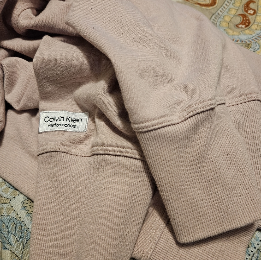 ✔️ - CALVIN KLEIN PERFORMANCE Hoodie Lilac Pinkish 2XL - Picture 5 of 7